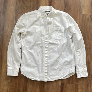 Banana Republic White Oxford Button-Down Shirt